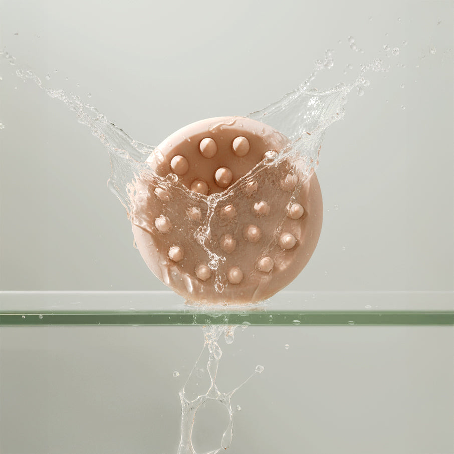 scalp massager with splash water