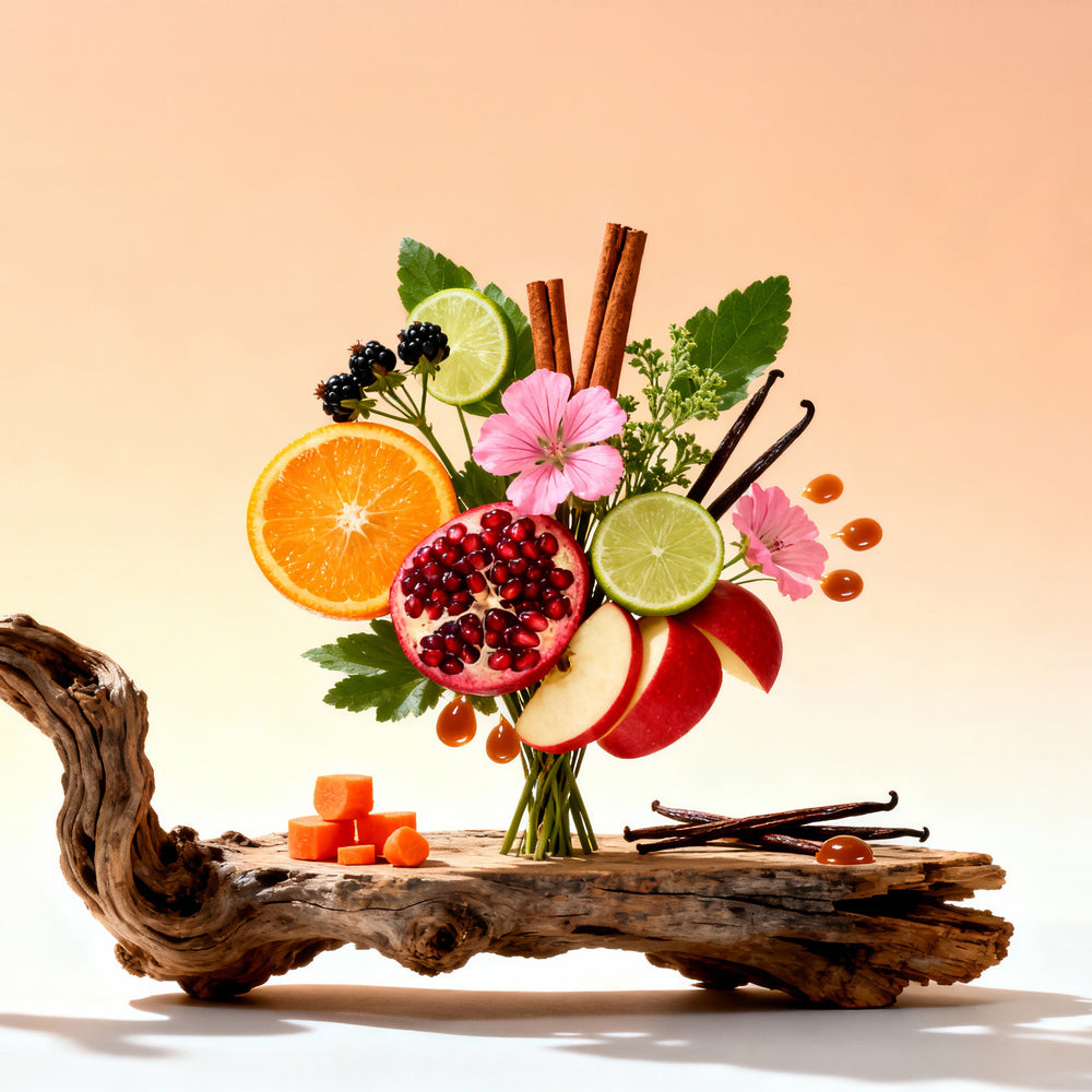 image of the ingredients of the fragance